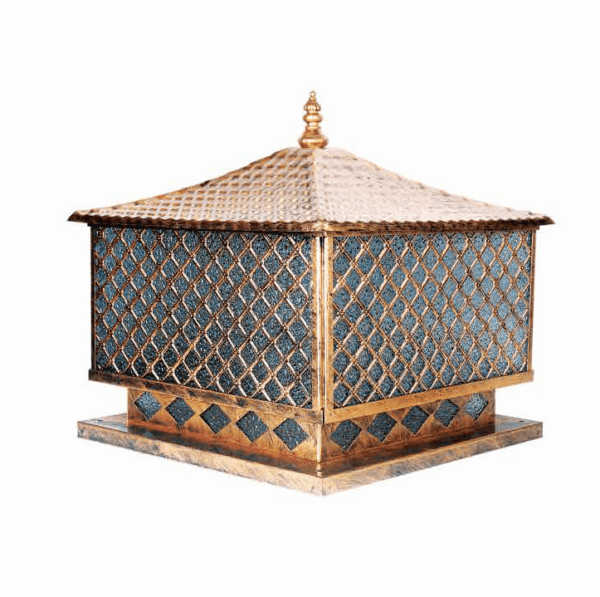 Đèn trụ cổng tân cổ điển màu cổ NVT 331