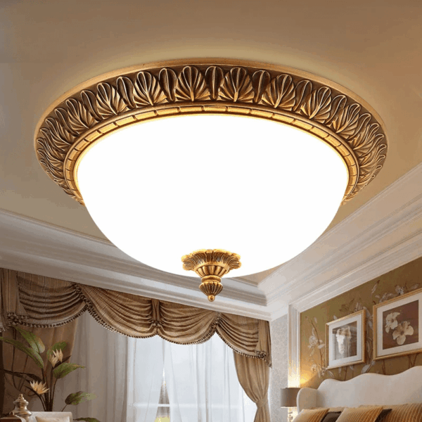 Đèn ốp trần đồng cổ điển MD 2003