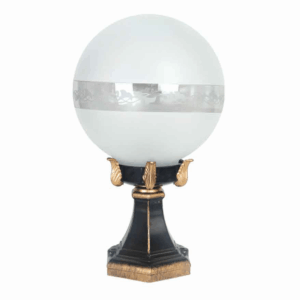 Đèn trụ cổng hình cầu thủy tinh NVT 958