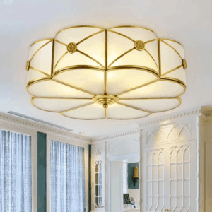 Đèn ốp trần đồng cổ điển OD-678