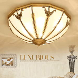 Đèn ốp trần đồng cổ điển OD-708
