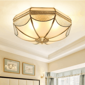 Đèn ốp trần đồng cổ điển OD-714