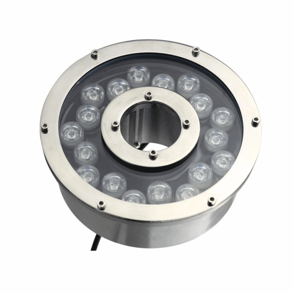 Đèn âm nước sân vườn đài phun nước hình bánh xe HBG 18W