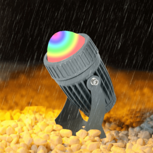 Đèn rọi cột mặt tiền cảnh quan ngoài trời đổi màu RGB CN 211 DM