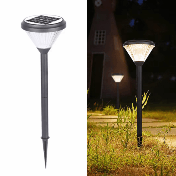 Đèn trụ sân vườn năng lượng mặt trời NTS-002