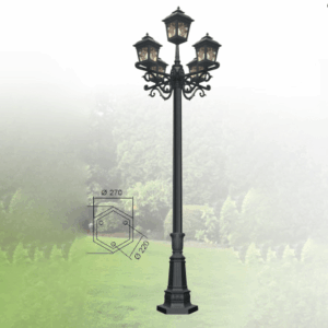 Đèn trụ cột sân vườn tầm cao cổ điển TRE 053