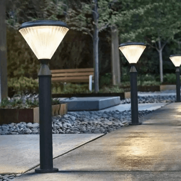 Đèn trụ sân vườn năng lượng mặt trời TD-34