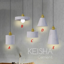 Đèn thả đá mài Composite KEISHA -X