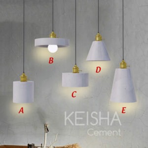 Đèn thả đá mài Composite KEISHA -X