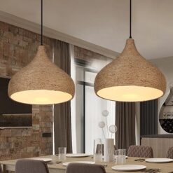 Đèn thả giọt nước quấn dây thừng độc đáo AHN 05DT