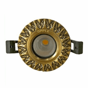 Đèn âm trần đồng cổ điển cao cấp Opple 5000