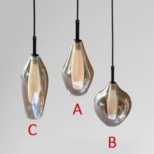 Đèn thả thủy tinh hình giọt nước TT42T1