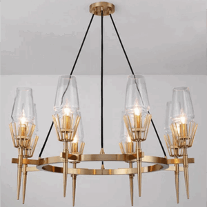 Đèn chùm thủy tinh hiện đại 8 đèn CH-LJ8057/8