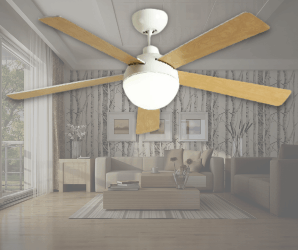 Quạt trần đèn trang trí 5 cánh hiện đại ViFa - 47