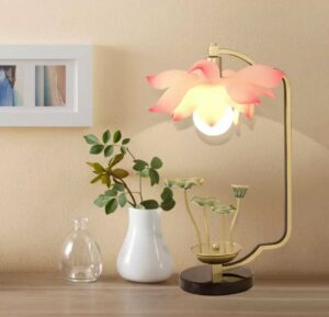Đèn bàn ngủ, đọc sách hình hoa sen ĐB 5077