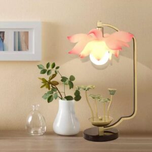 Đèn bàn ngủ, đọc sách hình hoa sen ĐB 5077