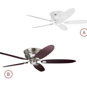 Quạt trần đèn kiểu dáng tân cổ điển Hunter Lowprofile