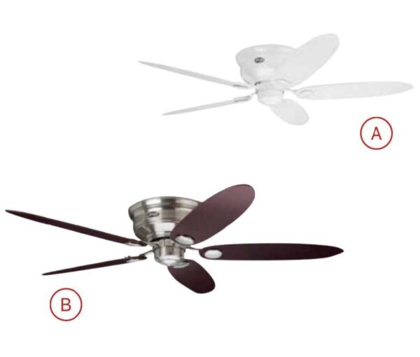 Quạt trần đèn kiểu dáng tân cổ điển Hunter Lowprofile