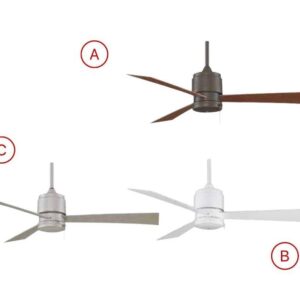 Quạt đèn trần 3 cánh trang trí hiện đại Fanimation Zonix