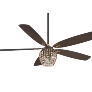 Quạt trần đèn trang trí kiểu dáng hiện đại Minka Bling ORB