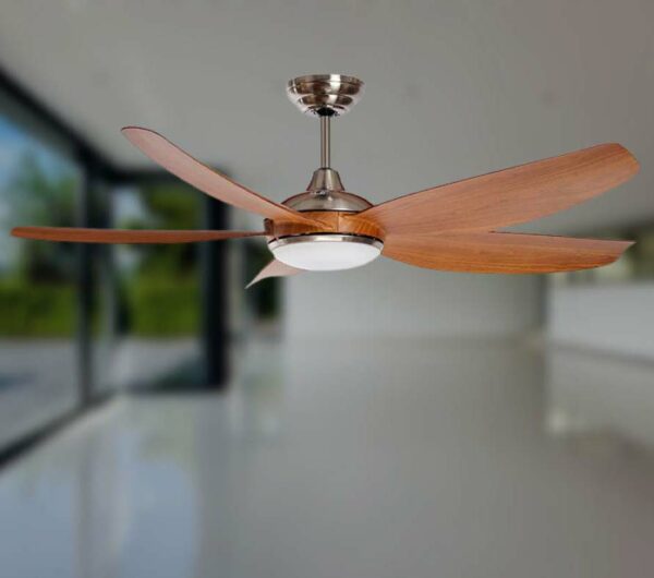 Quạt trần đèn trang trí hiện đại HIRO 219 OAK