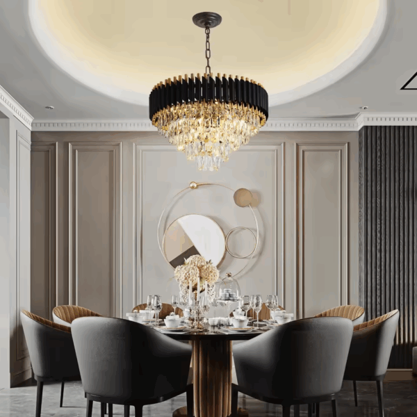 Đèn chùm pha lê cao cấp decor nhà hàng, khách sạn 6043/750