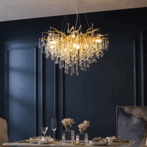 Đèn chùm pha lê cao cấp decor nhà hàng, khách sạn 8012-800