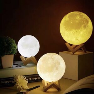 Đèn ngủ để bàn mặt trăng Moon Light 3D cảm biến DBK02/1G