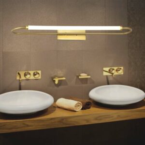 Đèn gắn tường rọi gương & soi tranh xi vàng tân cổ điển 7120