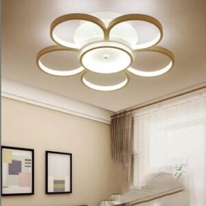 Đèn ốp trần mica cao cấp trang trí phòng khách OT1626/5+1