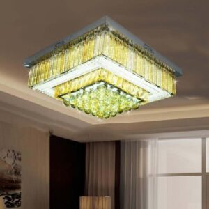 Đèn ốp trần pha lê cao cấp trang trí phòng khách, phòng ngủ OPTL31013V600