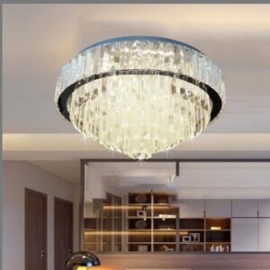 Đèn ốp trần pha lê cao cấp trang trí phòng khách  OPTL42