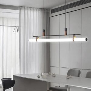 Đèn thả led hiện đại kiểu ngang decor bàn ăn, bàn làm việc TTK117
