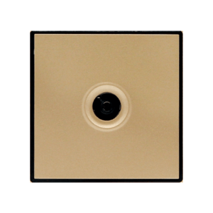 Hạt ổ cắm Tivi, nhôm chống xước DoBo - A90V-019