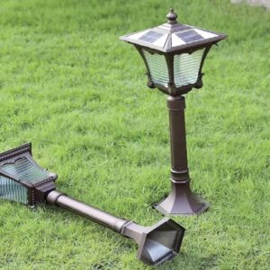 Đèn trụ sân vườn năng lượng mặt trời TD-82