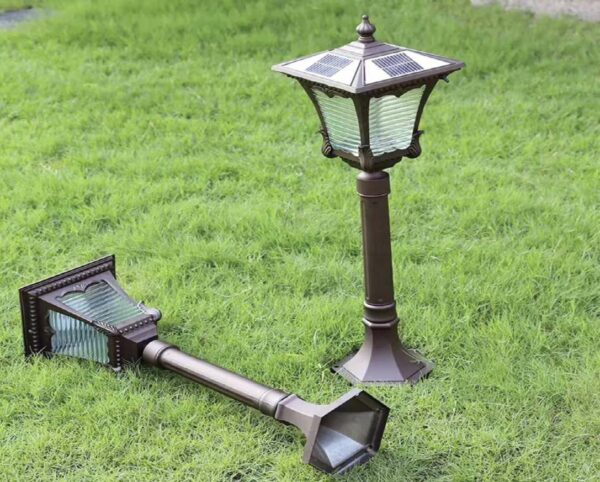 Đèn trụ sân vườn năng lượng mặt trời TD-82