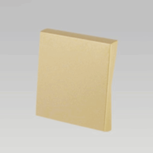 Mặt bít trơn, nhựa PC chống cháy màu vàng DoBo - A70-88700