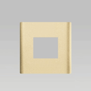 Mặt vuông đơn, nhựa PC chống cháy màu vàng DoBo - A70-88724-1