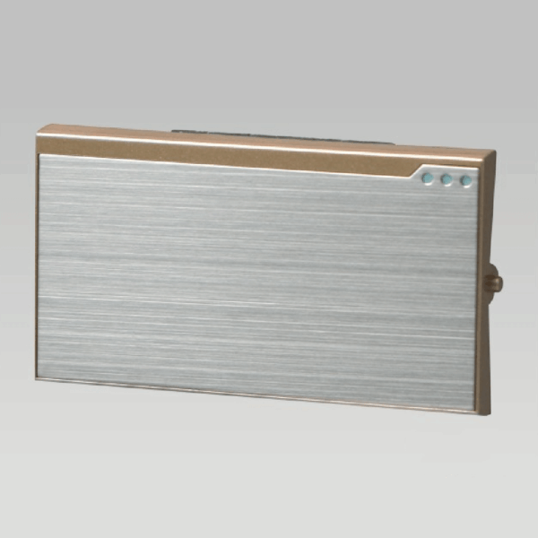 Hạt công tắc cỡ đại đảo chiều, Inox 304 xước DoBo - A80-88811