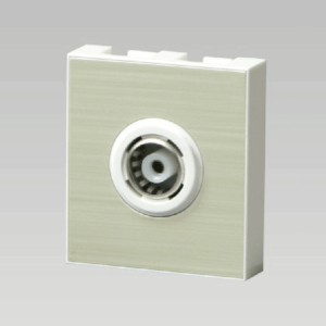 Hạt ổ cắm tivi, nhôm vân xước A60-88627