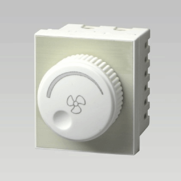 Hạt chiết áp quạt, nhôm vân xước màu vàng nhạt DoBo A60-88632 (300W)