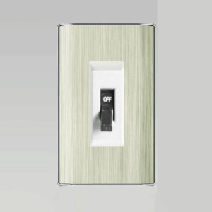 Công tắc 1 tép, nhôm vân xước DoBo DZ60-S