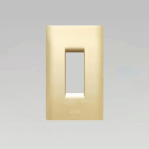 Mặt che cầu dao an toàn, nhựa PC chống cháy màu vàng DoBo - DZ70-01