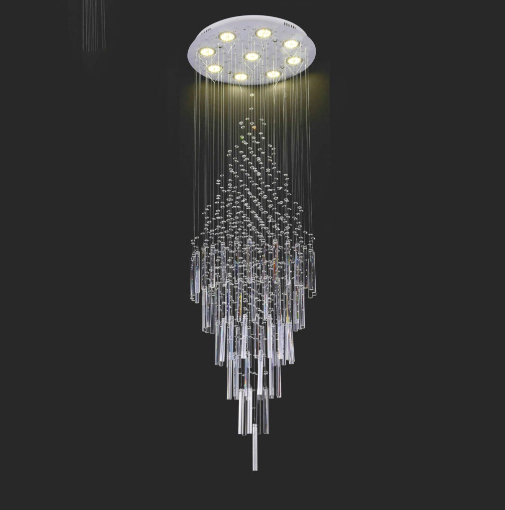 Đèn thả thông tầng pha lê cao cấp thiết kế hiện đại TPL 6345