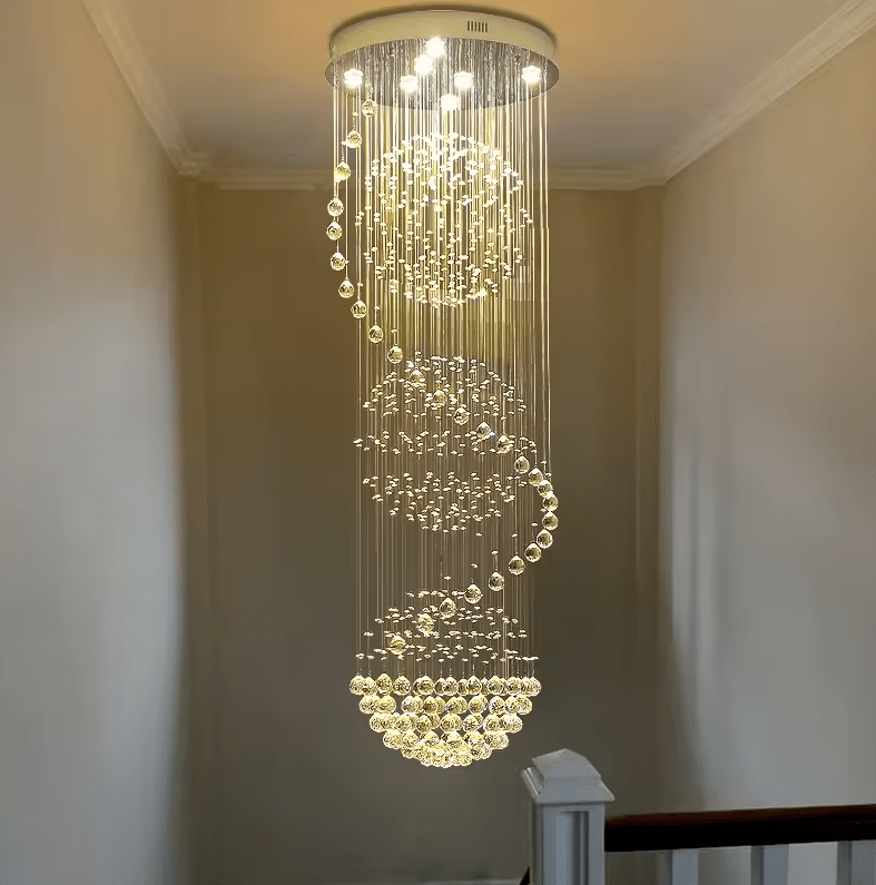 Đèn thông tầng pha lê cao cấp thiết kế hiện đại T 6347 - Ảnh 3