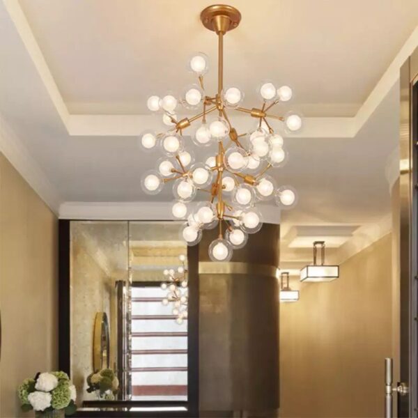 Đèn chùm thả trang trí cao cấp thiết kế sang trọng A002