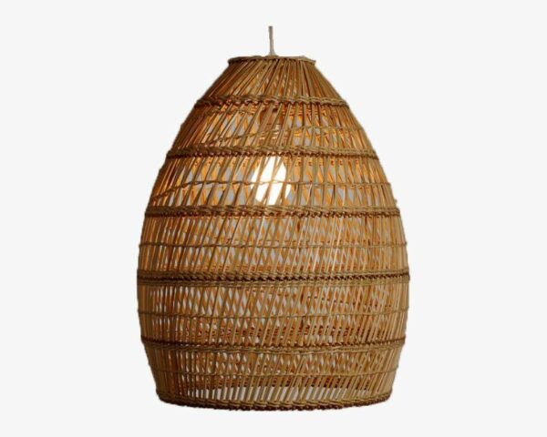 Đèn thả mây tre đan nghệ thuật trang trí bàn ăn, phòng khách MT 11
