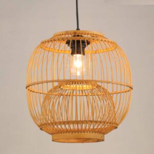 Đèn thả tăm tre trang trí hiện đại VR 9808