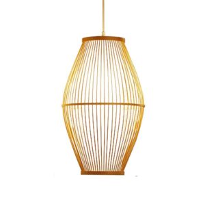 Đèn thả tăm tre đan hình thoi MT 90