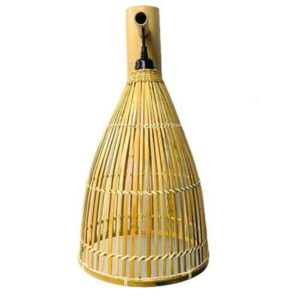 Đèn ốp tường tre đan trang trí phòng khách MT 180
